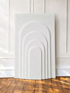 Threshold - Modern Japandi plaster wall art