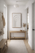 japandi plaster wall art