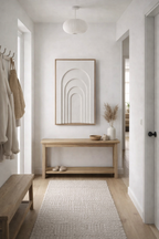 japandi plaster wall art