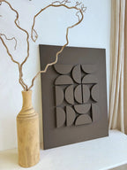 neutral 3d wall art for modern home