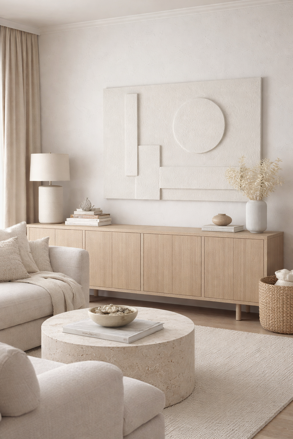 handmade japandi wall art