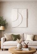 textured plaster wall art