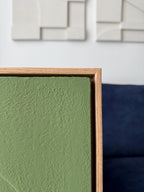 large minimalist plaster wall art