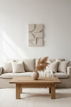 contemporary plaster wall sculpture