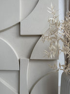 Interplay (Set of 2) - Japandi Plaster Wall Art