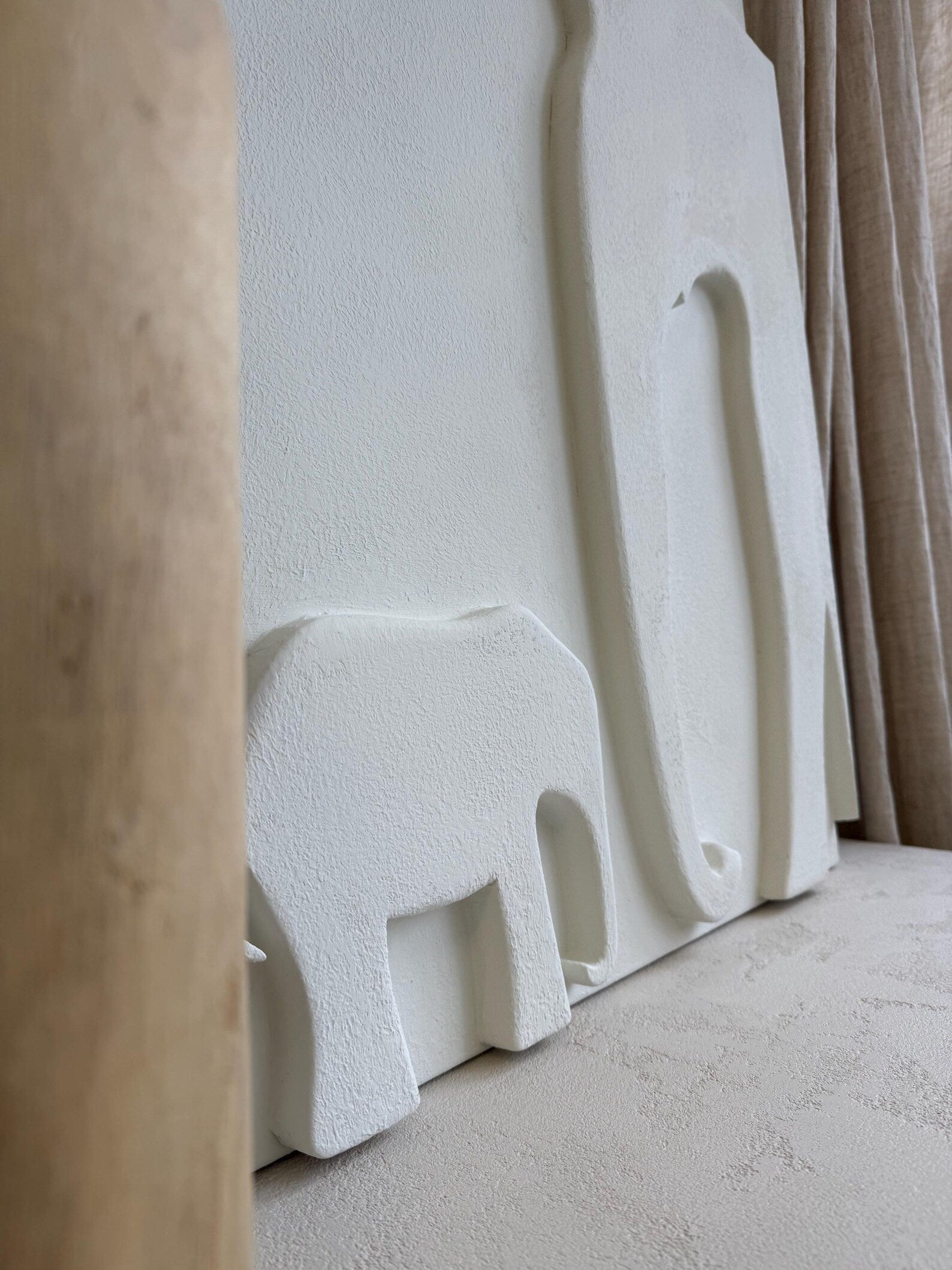 handmade textured wall art