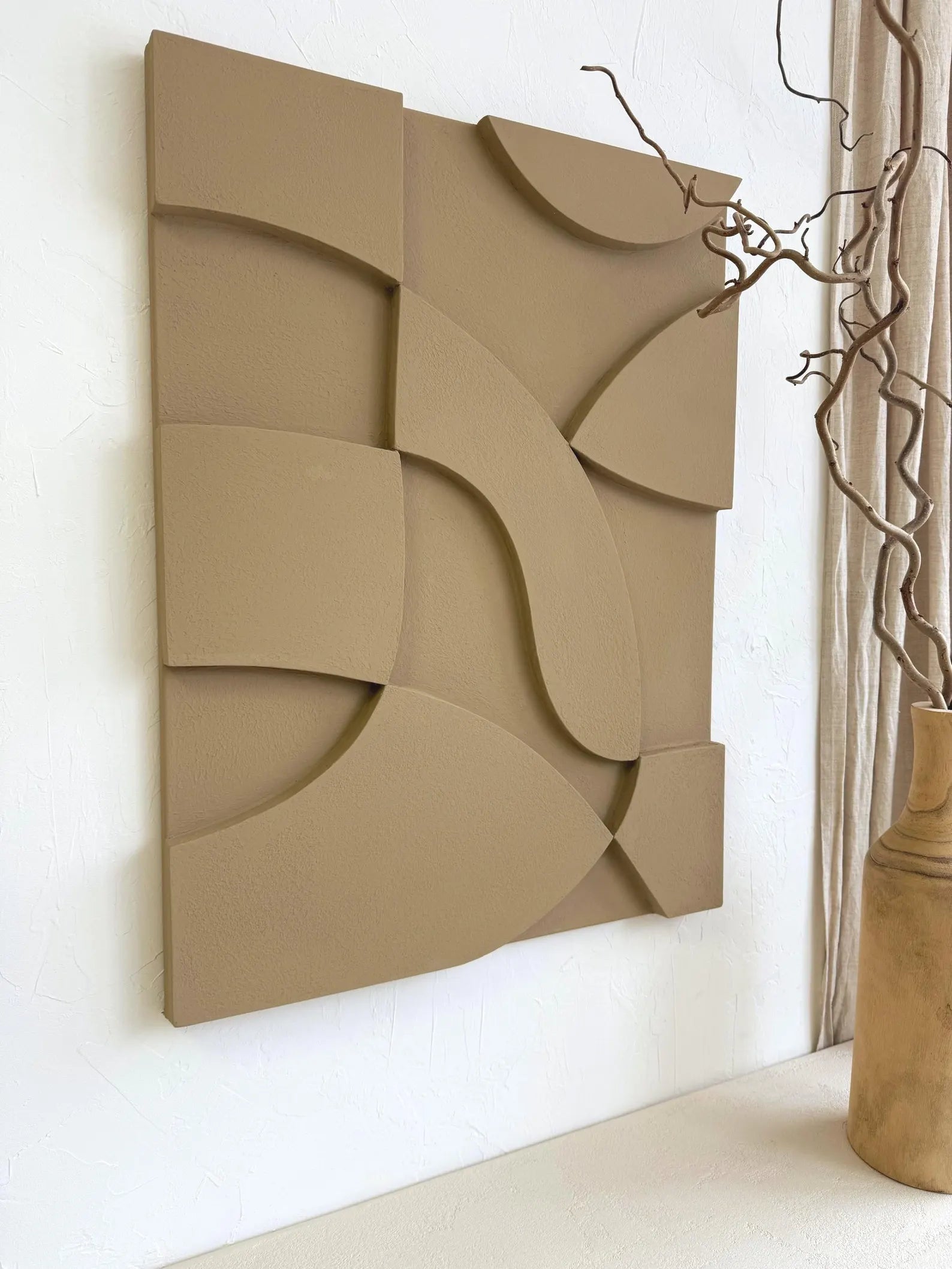 Abstract Monochrome Sculpture 