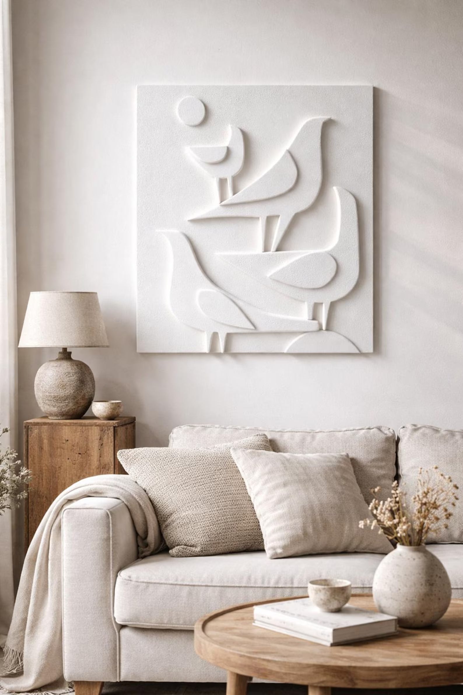 Handmade Plaster Wall Art 