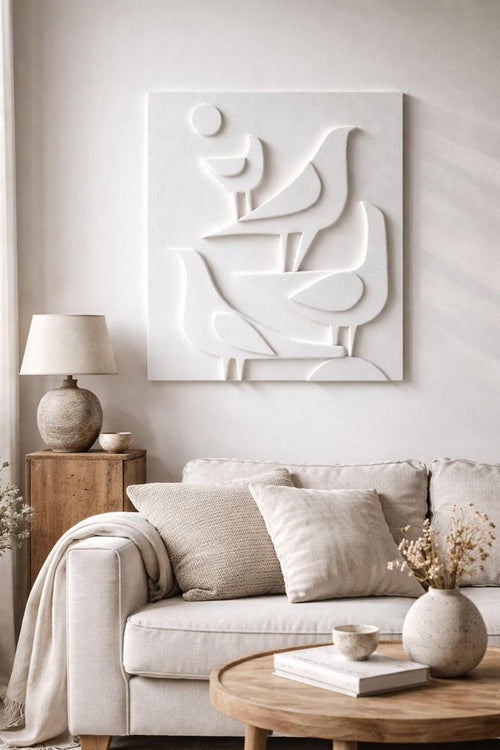 Handmade Plaster Wall Art 