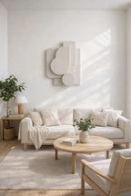 handmade plaster wall art