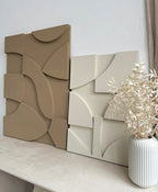 3d plaster wall art