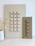 handmade japandi wall art