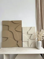 handmade japandi wall art