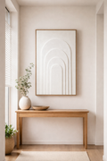 Threshold - Modern Japandi plaster wall art