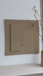 Japandi Plaster Wall Art 