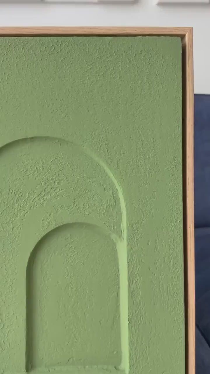 Japandi Plaster Wall Art