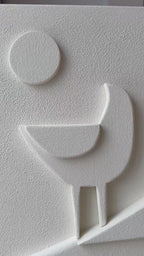 Handmade Abstract 3D Plaster Painting Set