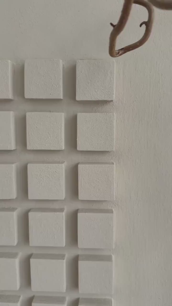 japandi textured wall art neutral tones