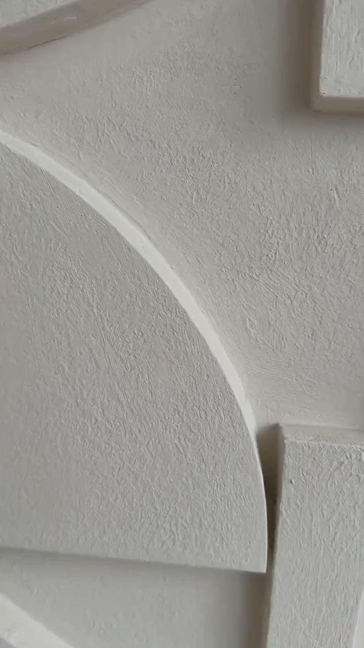 neutral textured wall art