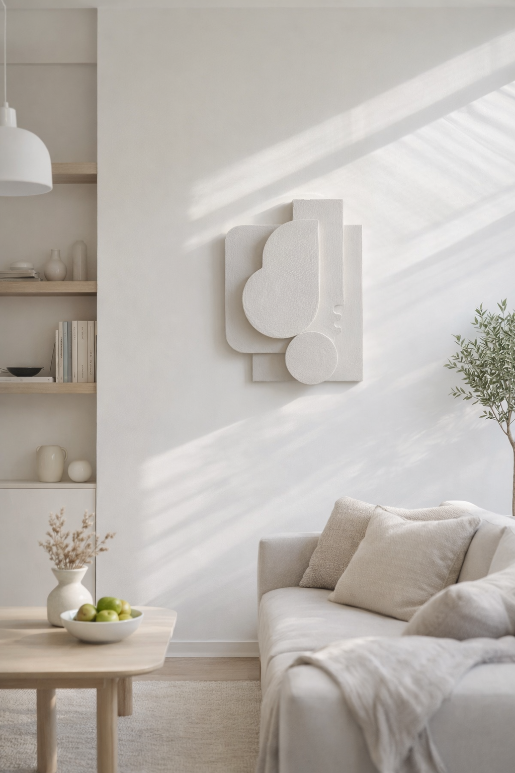 japandi wall decor for living room