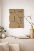 Sand Waves - Textured Handmade Wall Relief (Japandi)
