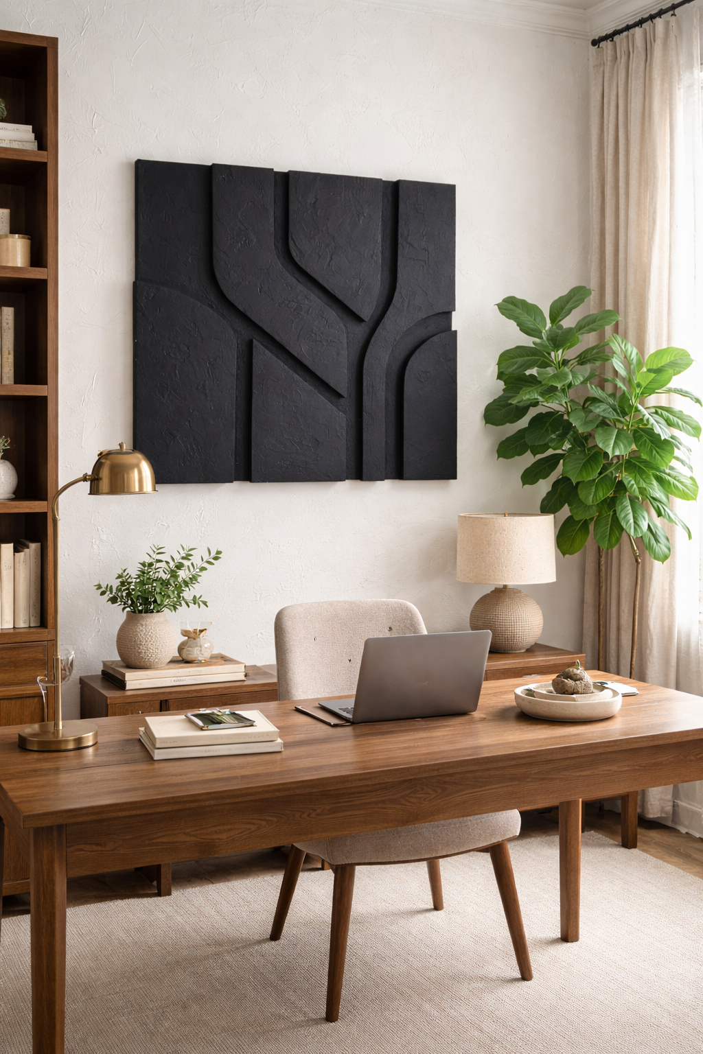 3d minimalist wall art for living room