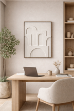 handmade japandi wall art